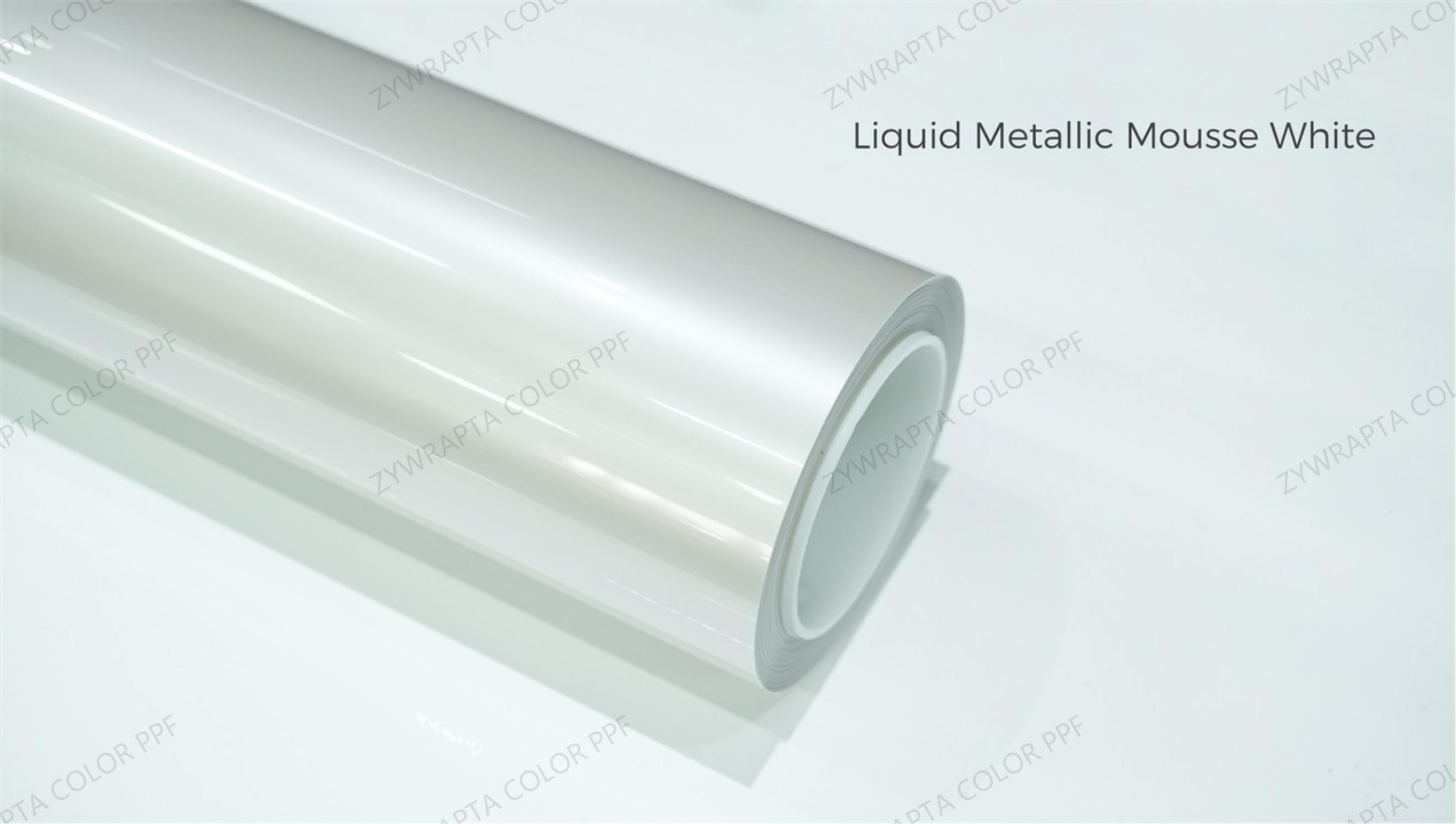 Liquid Metallic Mousse White