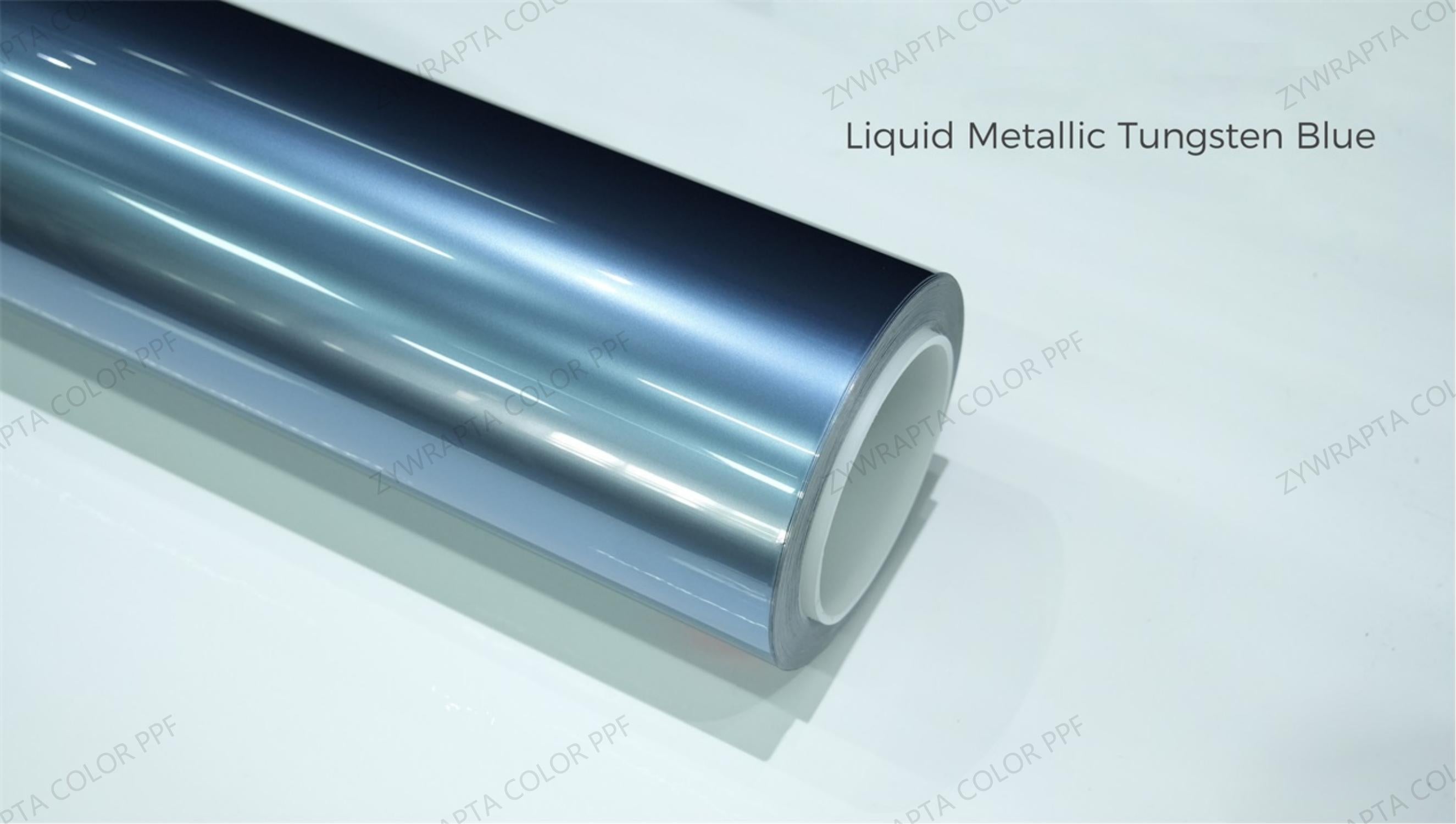 Liquid Metallic Tungsten Blue