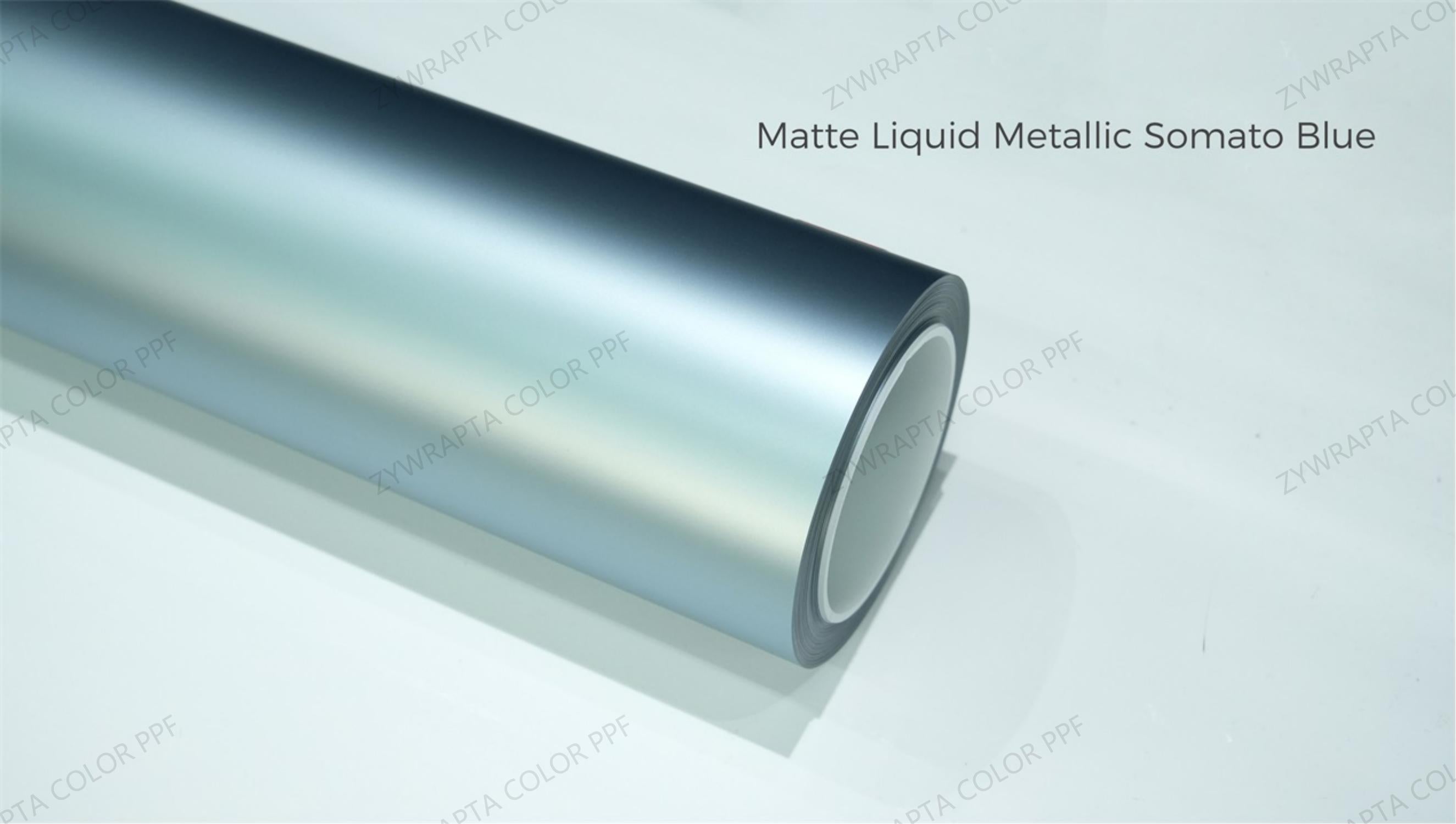 Matte Liquid Metallic Somato Blue