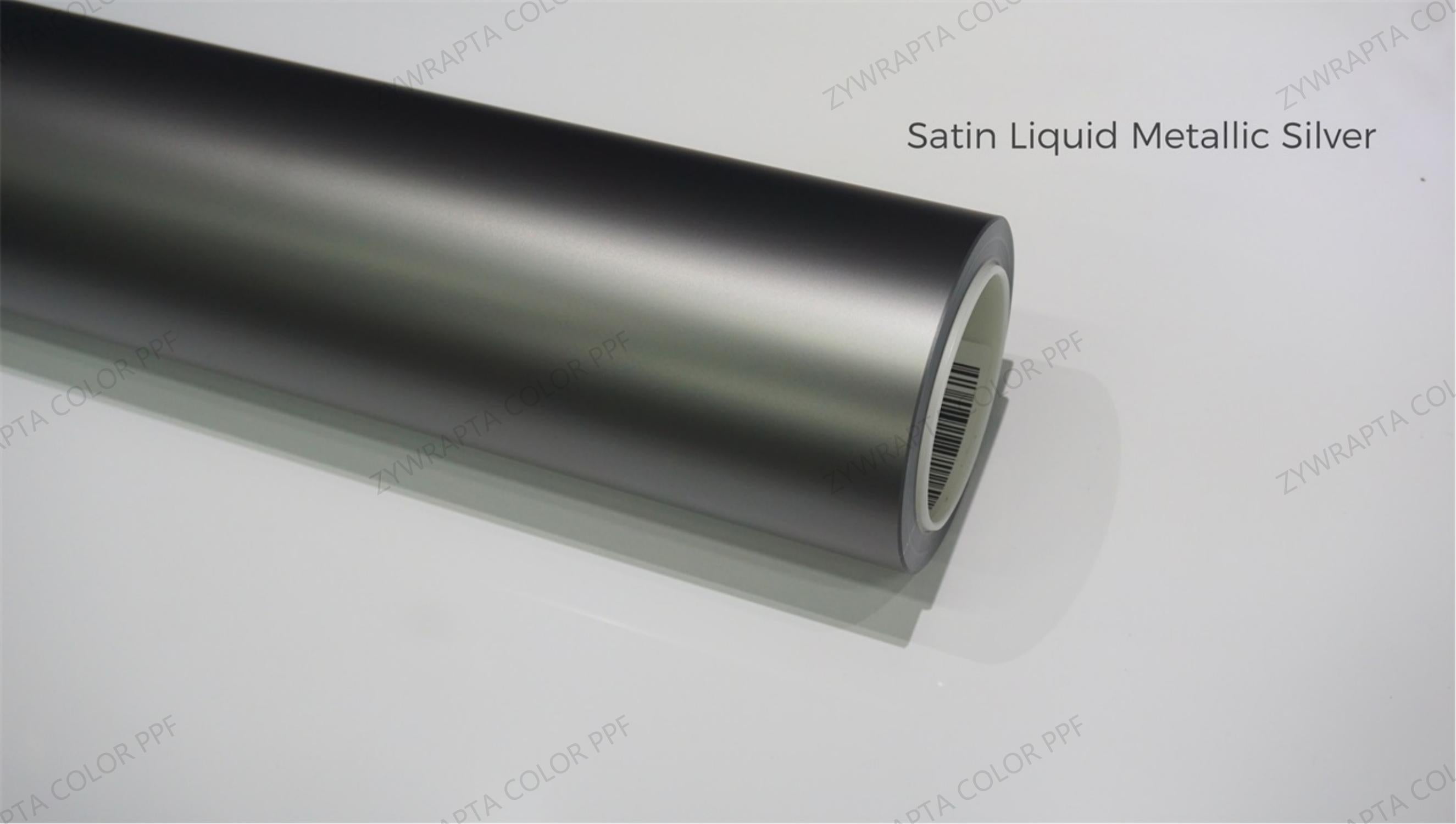 Satin Liquid Metallic Silver