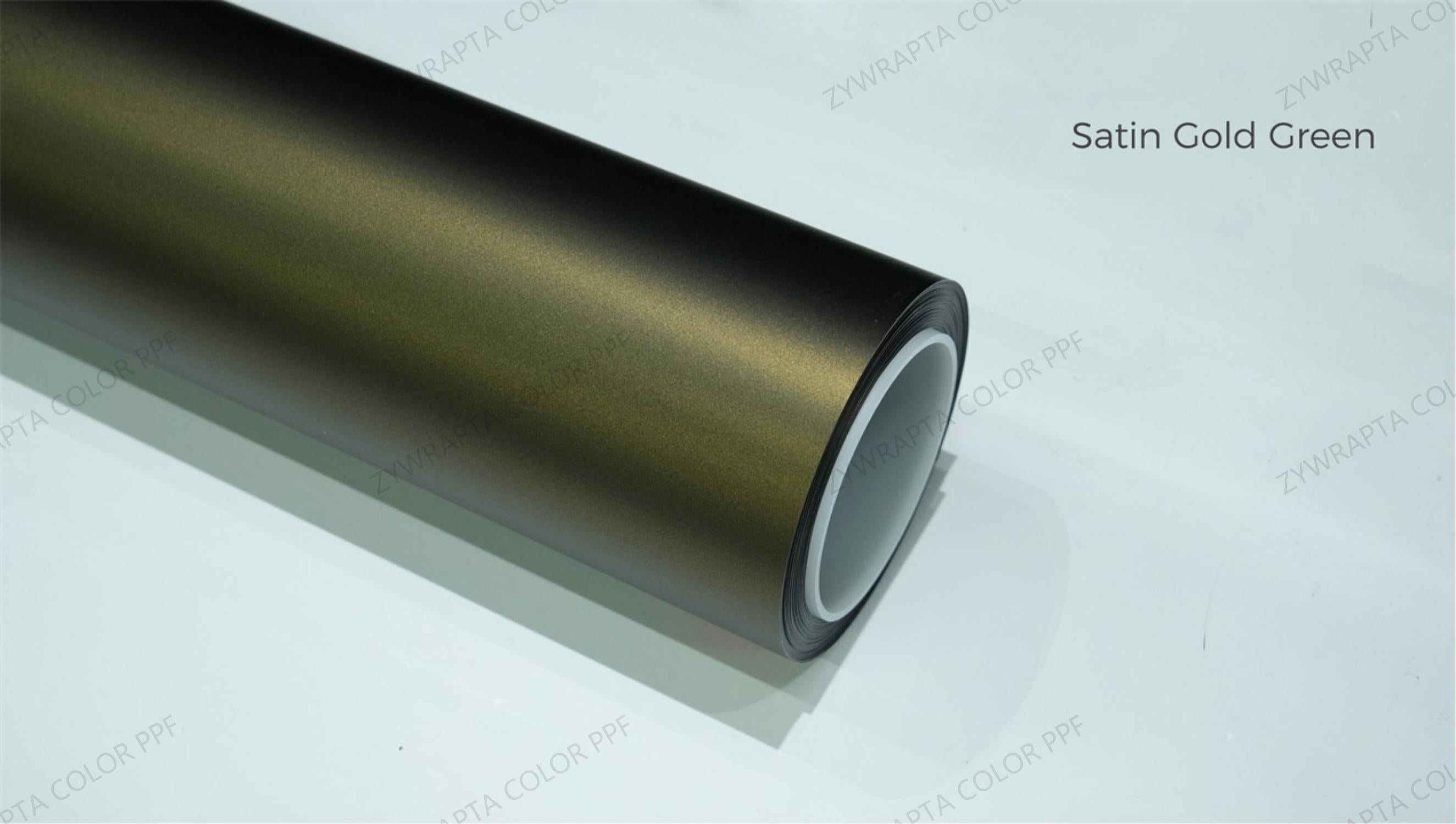 Satin Gold Green