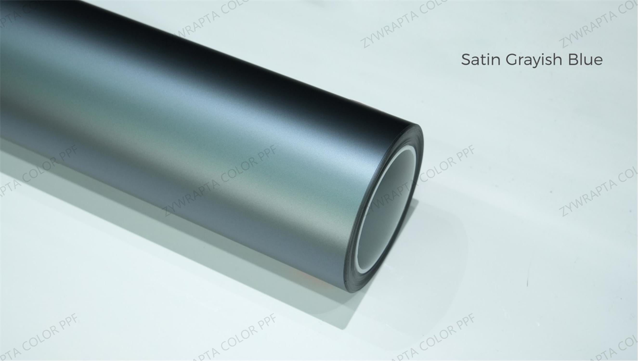 Satin Grayish Blue