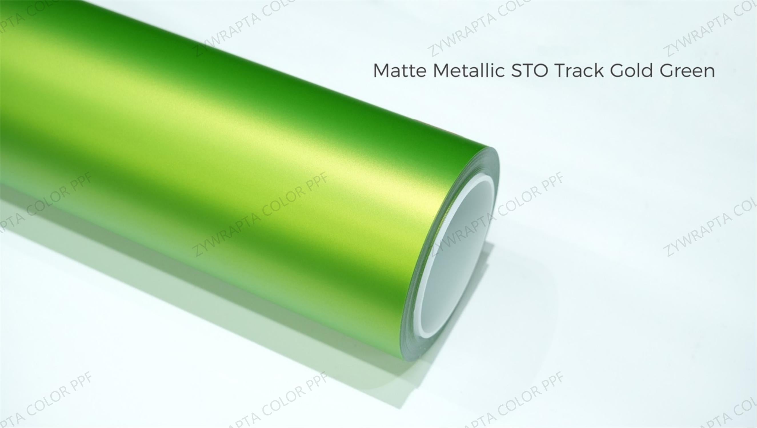 Matte Metallic STO Track Gold Green