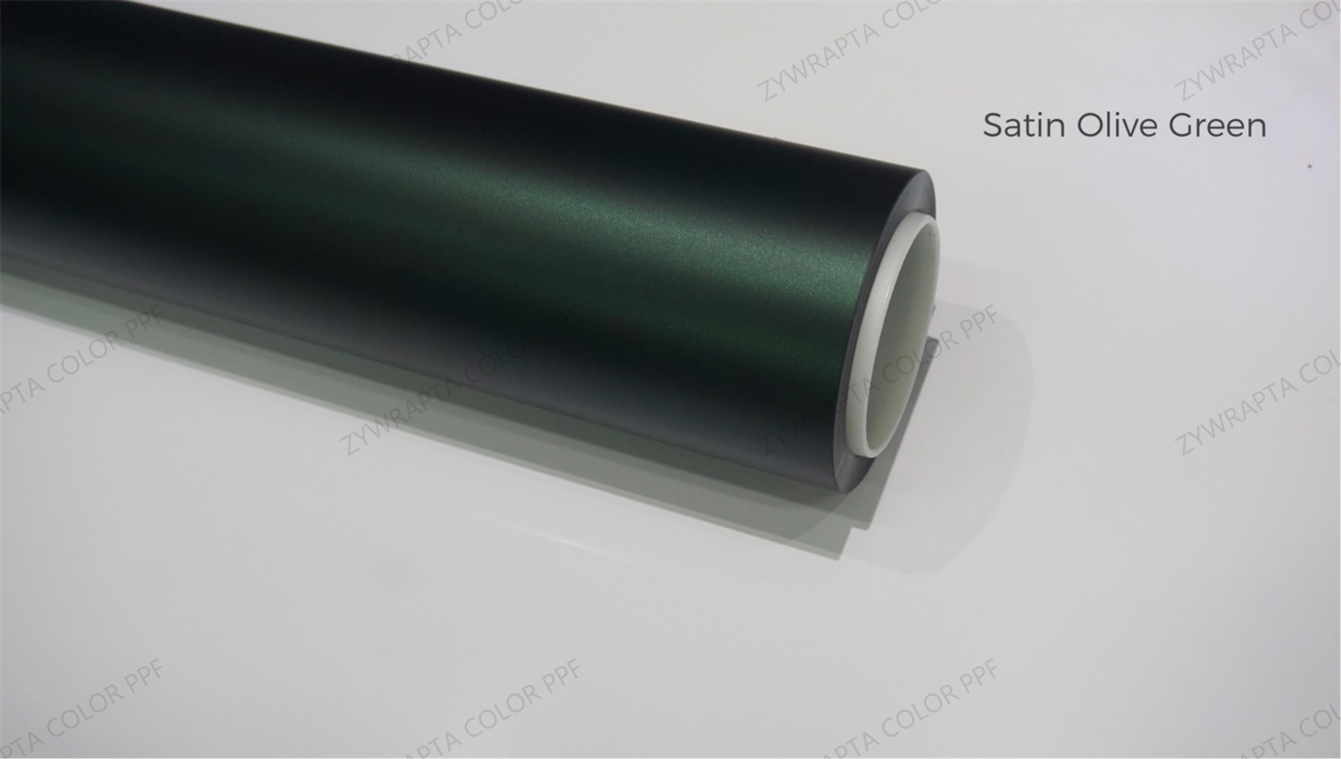 Satin Olive Green