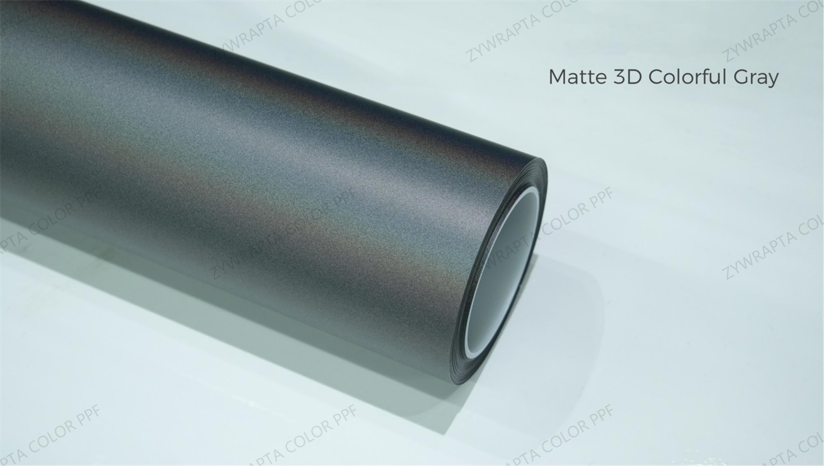 Matte 3D Colorful Gray