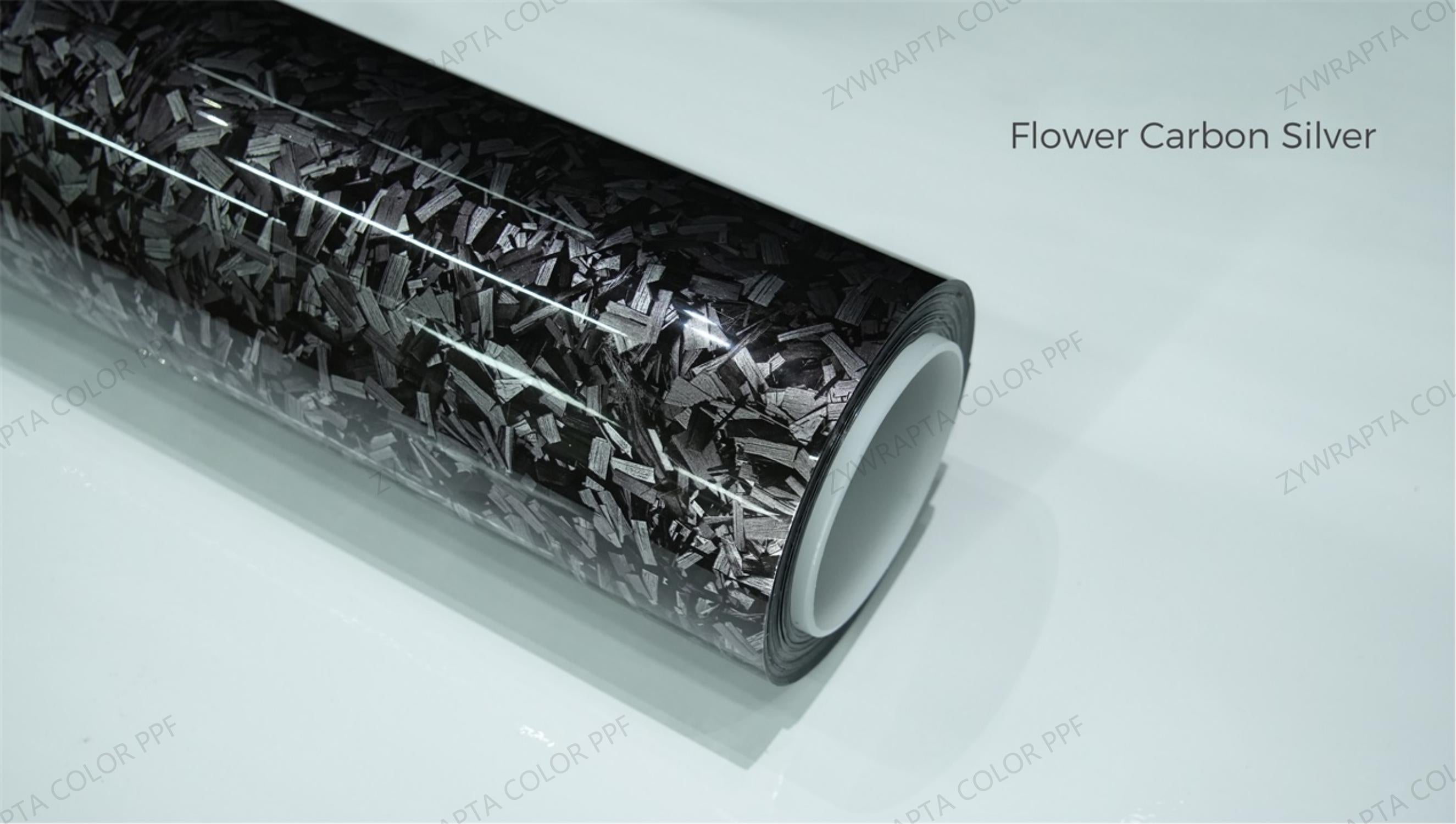 Flower Carbon Silver