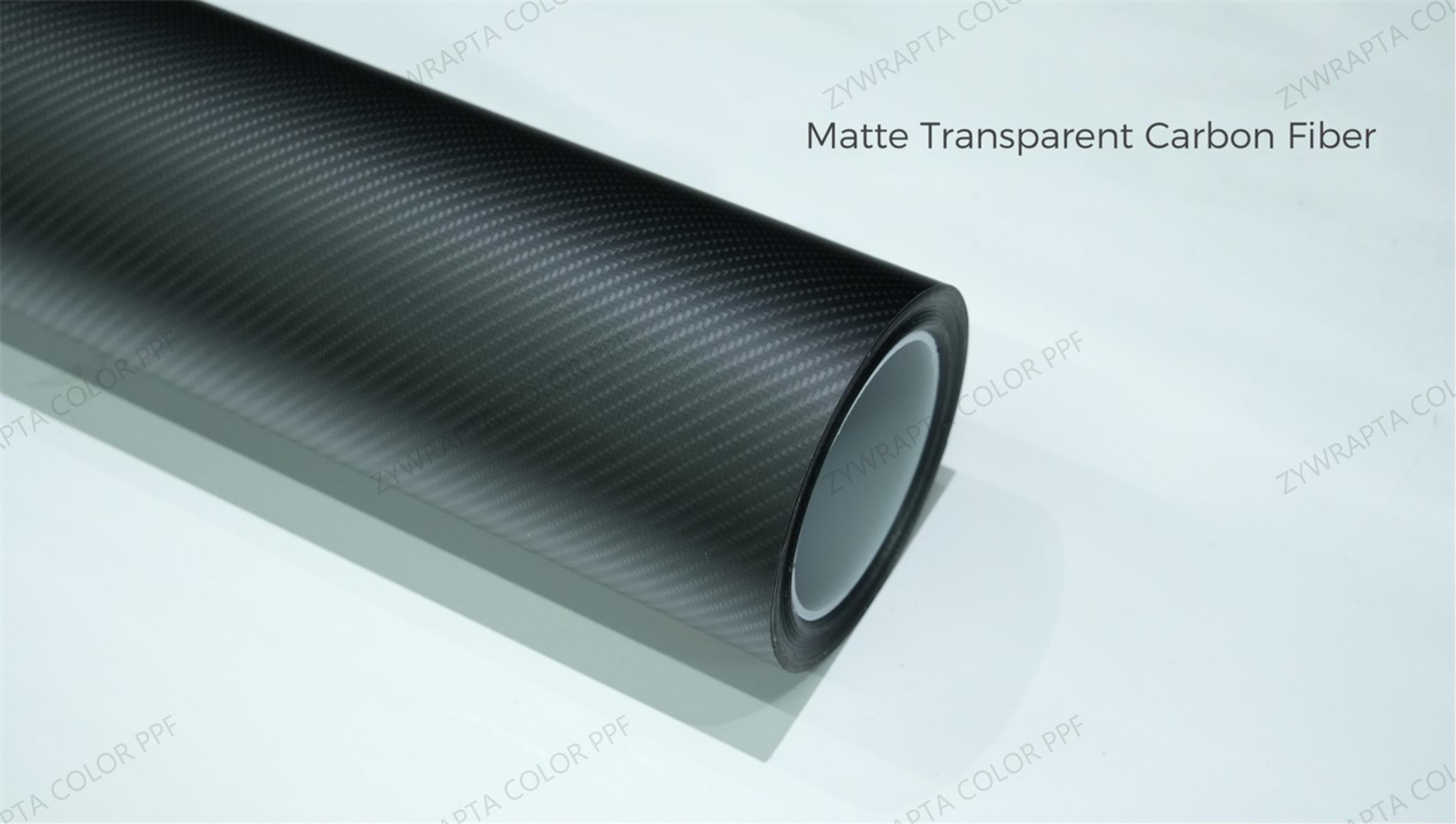 Matte Transparent Carbon Fiber