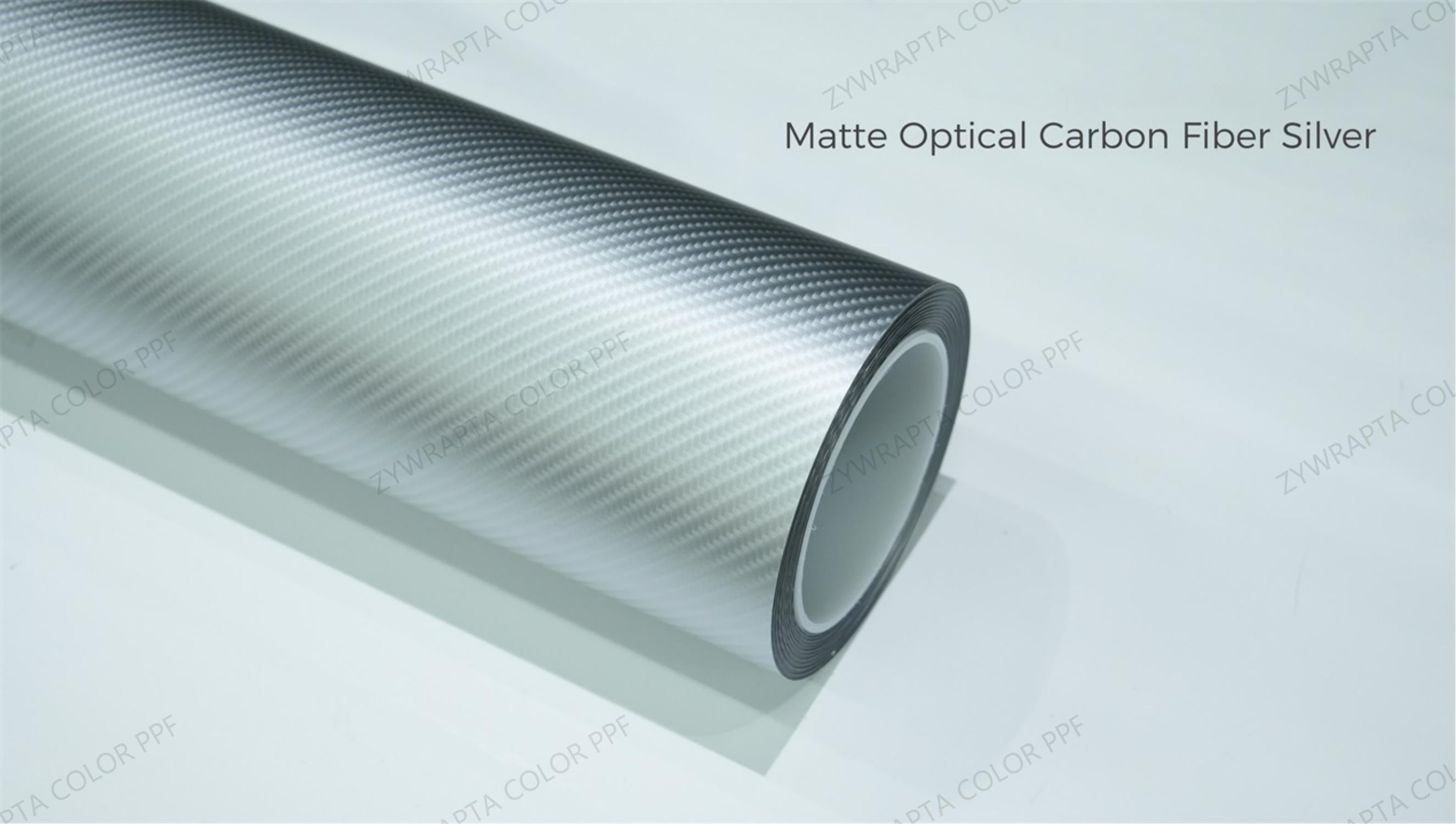 Matte Optical Carbon Fiber Silver