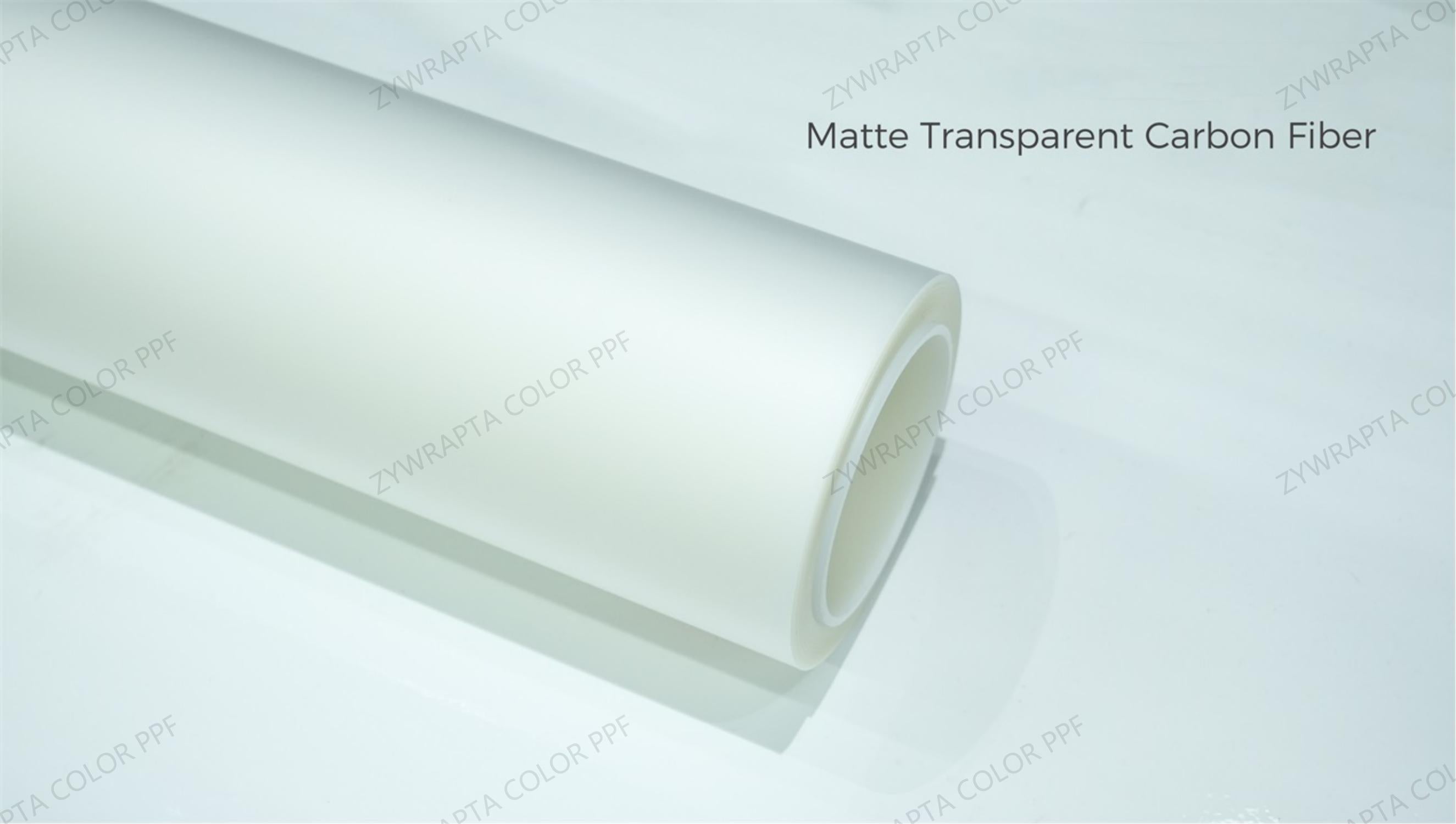 Matte Transparent Carbon Fiber