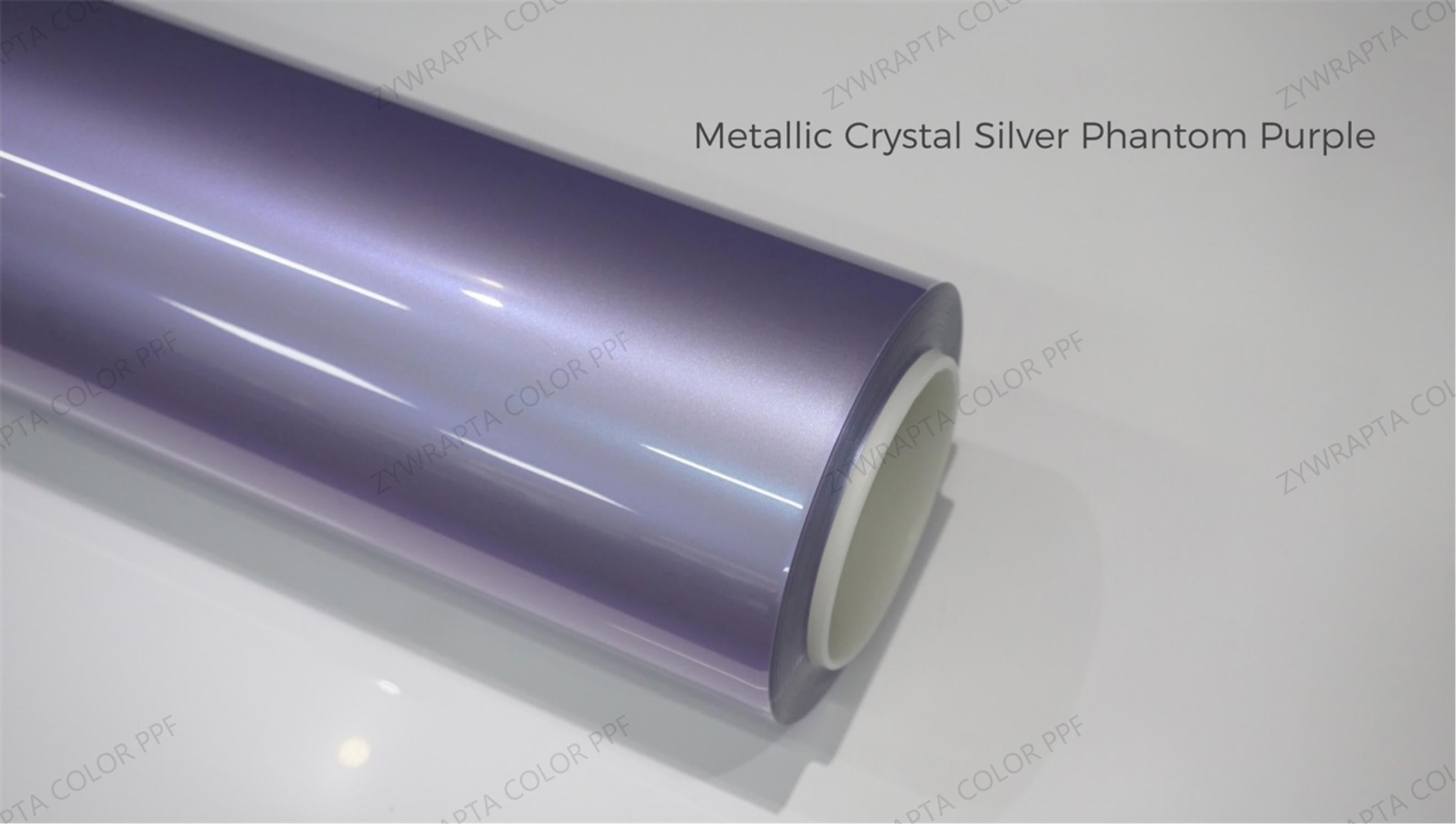 Metallic Crystal Silver Phantom Purple