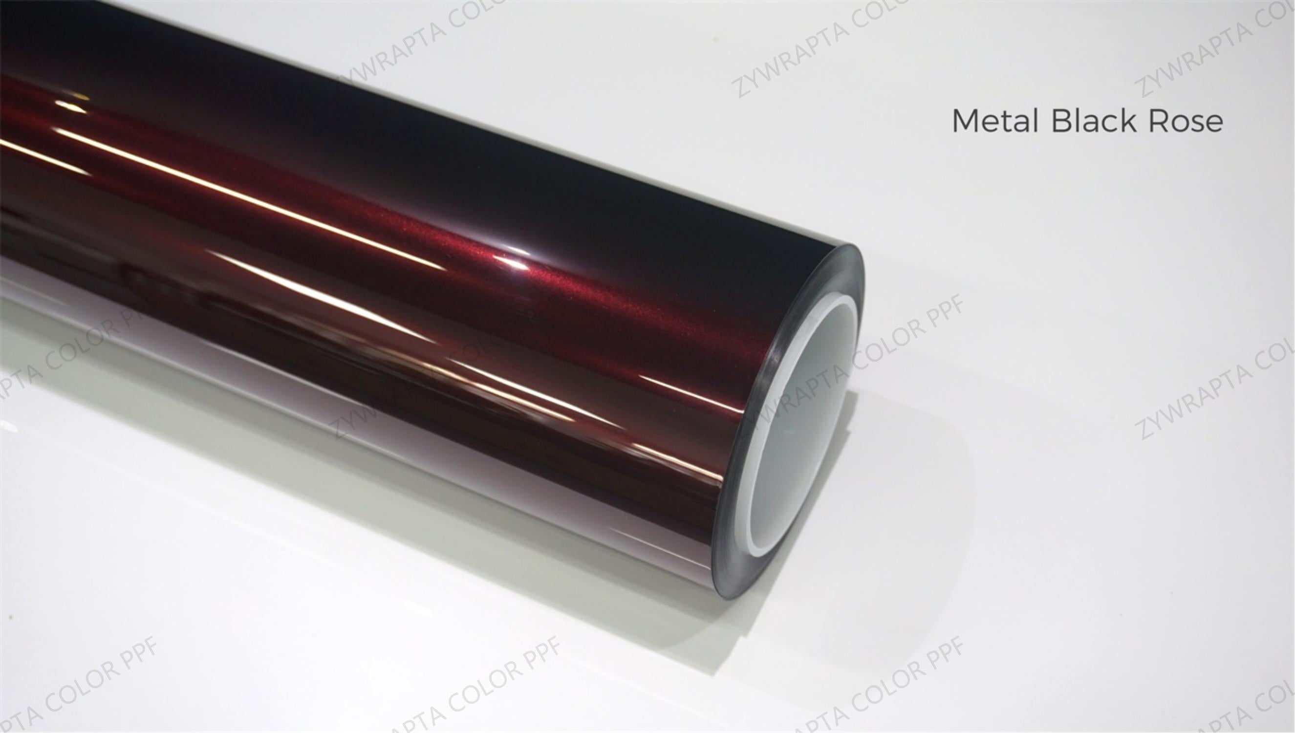Metal Black Rose